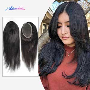 14 16 18 20 Inch Australia Model Lace Human Remy Hair Pieces Toppers For Women